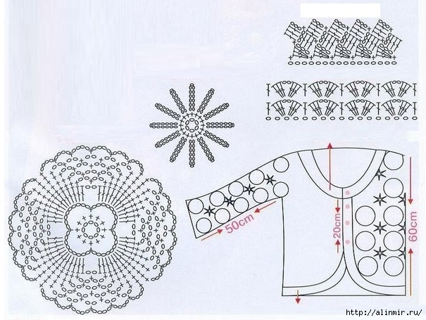 вязание молодежный свитер схема (605x455, 209Kb)