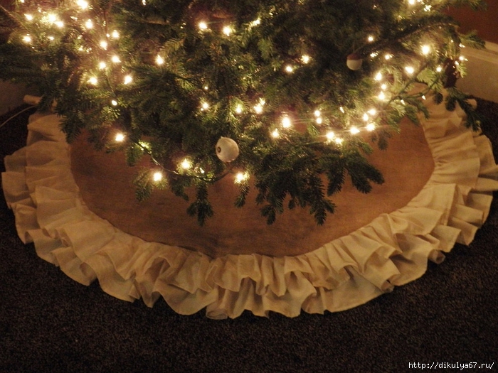Как красиво оформить низ-основание новогодней елки: делаем 