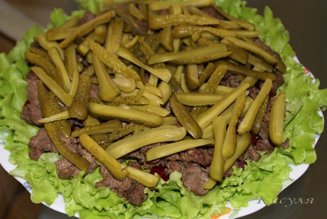 Сочный пряный салат с говядиной и грибами (7) (655x438, 180Kb)