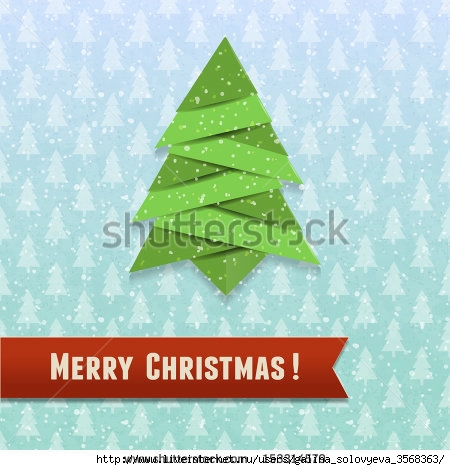 stock-photo-origami-fir-tree-christmas-greeting-card-raster-version-153314579 (450x470, 127Kb)