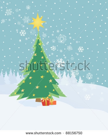 stock-vector-card-with-christmas-tree-88156750 (375x470, 75Kb)