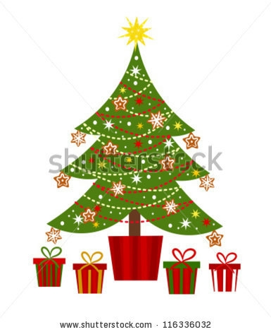 stock-vector-decorated-christmas-tree-and-presents-vector-illustration-116336032 (385x470, 74Kb)