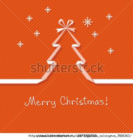 stock-vector-vector-stylized-christmas-tree-made-from-paper-ribbon-with-bow-origami-modern-simple-banner-with-157393262 (450x470, 144Kb)