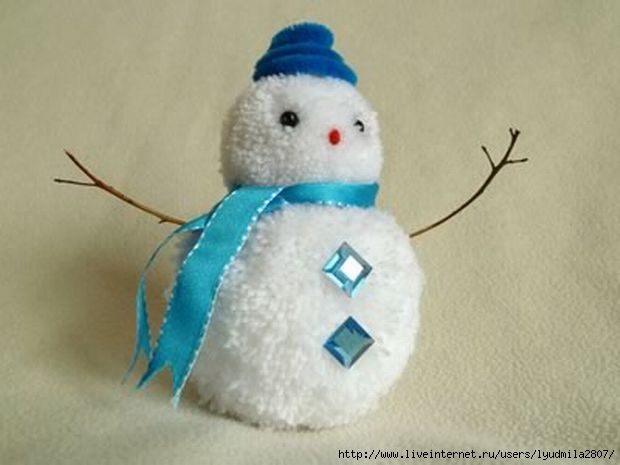 1-pom-pom-snowman-christmas-crafts-blue-hat (620x465, 95Kb)