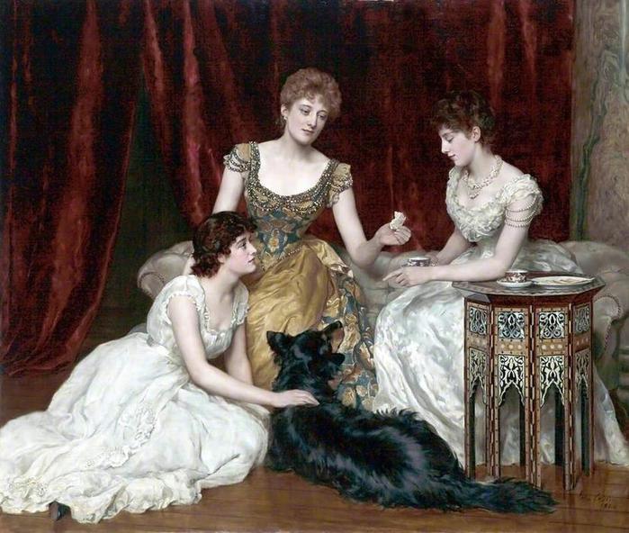 The  Three  Daughters of William  Reed  1886 (700x592, 74Kb)