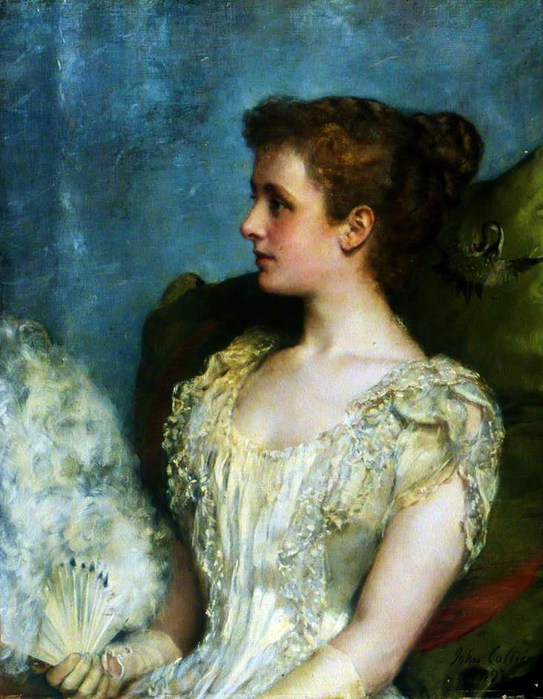 Lady Darling by John Maler Collier, 1892 (543x700, 109Kb)