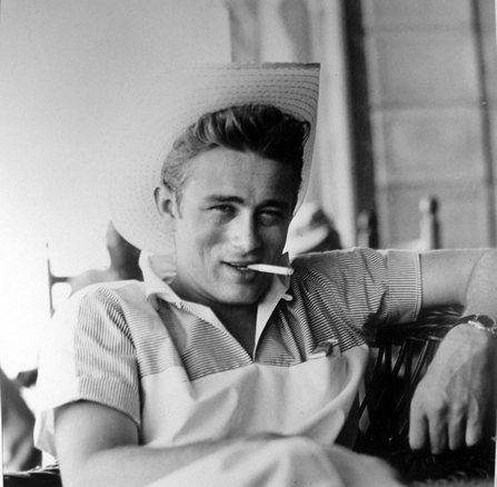 James Dean smoking