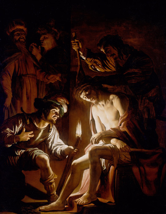 Джерард ван Honthorst -  Христос в терновом венце   1620 (543x700, 119Kb)