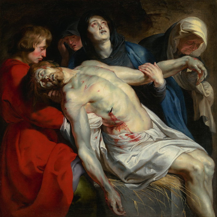 Питер Пауль Рубенс -  Положение во гроб    1612 (698x700, 114Kb)