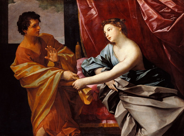 Гвидо Рени - Иосиф и жена Потифара    1630 (700x516, 100Kb)