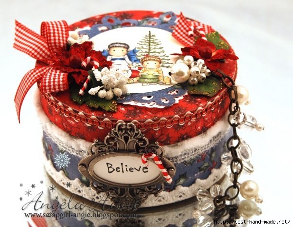 Wrapped & Unwrapped Tilda Altered Box 2 by Angie Hunt w snowflake (600x465, 197Kb)
