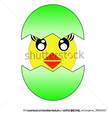 stock-photo-hatching-amusing-chicken-from-a-green-egg-raster-illustration-136180766 (450x470, 66Kb)