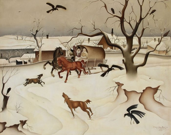 Barna-Basilides-Hungarian-artists-Landscape-painting-Figurative-painting 1959 (700x553, 256Kb)