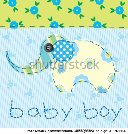stock-vector-baby-boy-blue-patchwork-with-elephant-168596504 (450x470, 146Kb)