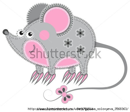 stock-vector-fabric-animal-cutout-mouse-cute-animal-character-in-decorative-style-on-white-background-74970244 (450x388, 75Kb)