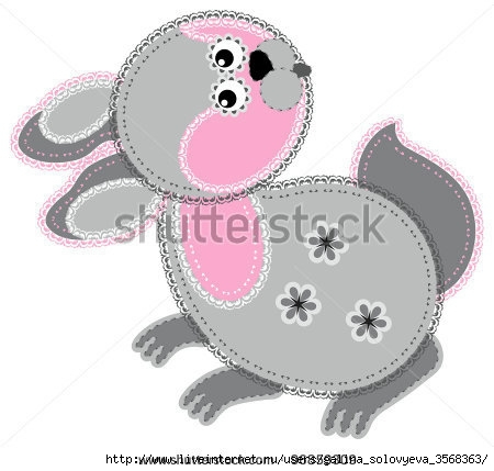 stock-vector-fabric-animal-cutout-rabbit-cute-animal-character-in-decorative-style-on-white-background-96859309 (450x429, 82Kb)