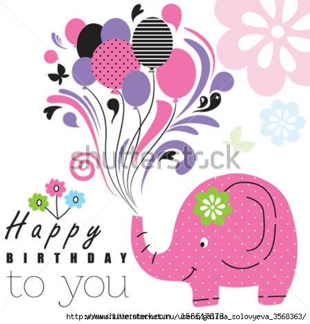 stock-vector-happy-birthday-elephant-vector-156517673 (450x470, 109Kb)