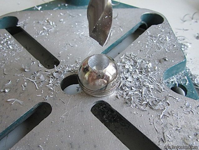 Как сделать миниатюрный чайник из ручки ящика тумбочки (4) (639x480, 265Kb)