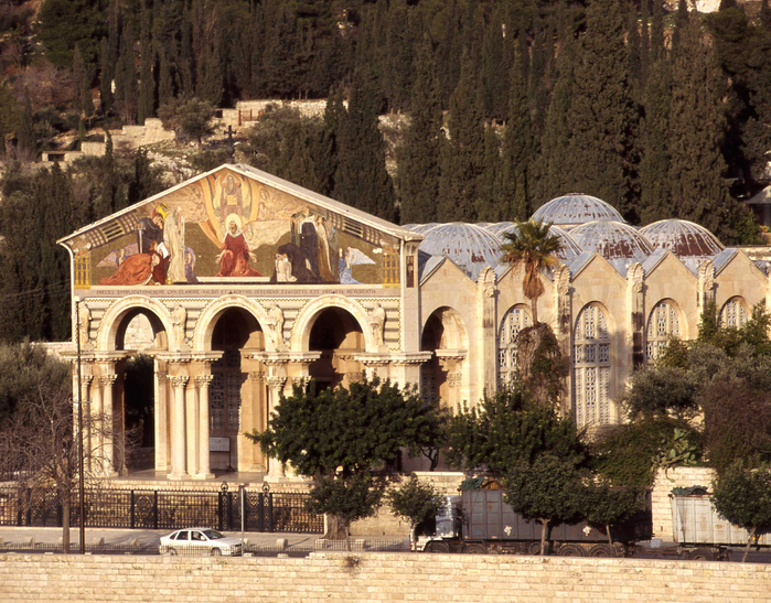 1551Jerusalem-Church-of-All-Nations-Catholic-in-Gethsemane-foot-of-Mount-of-Olives (700x547, 603Kb)