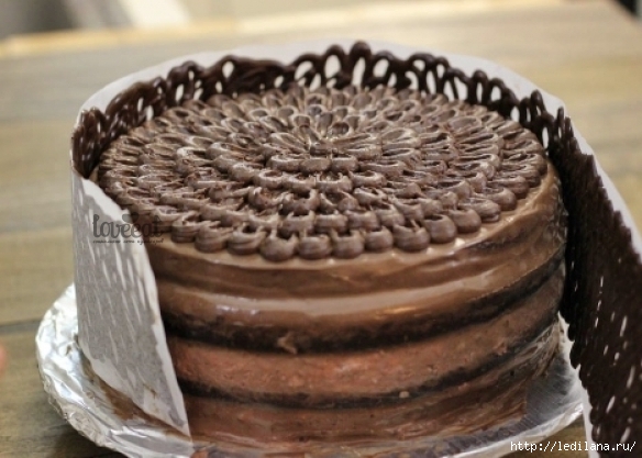 Шоколадный заборчик для торта 3 (584x417, 175Kb)