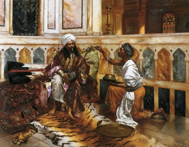 Preparing the Hookah (633x491, 434Kb)