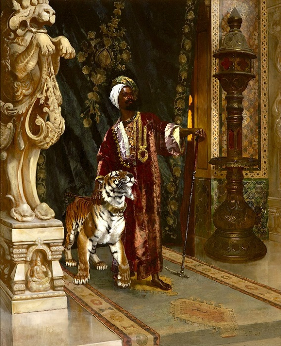 Rudolf-Ernst_Le-Sultan-et-son-Tigre (568x699, 524Kb)
