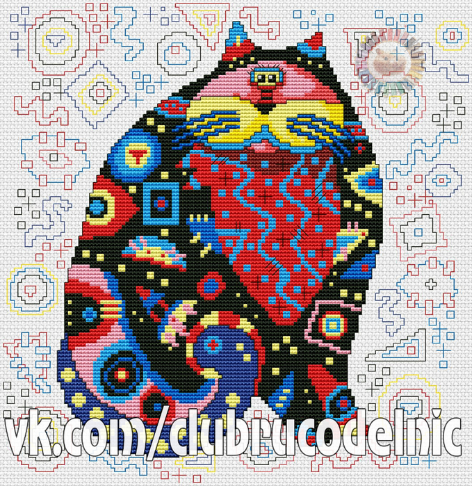 Party Cat (679x700, 841Kb)