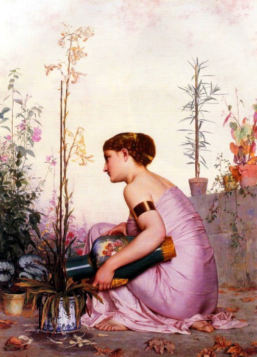 Adolphe-Alexandre Lesrel The Lily is Dead 1873 m (504x700, 104Kb)