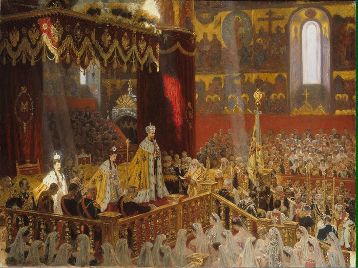 Coronation_of_Nicholas_II_by_L.Tuxen_(1898,_Hermitage) (700x523, 111Kb)