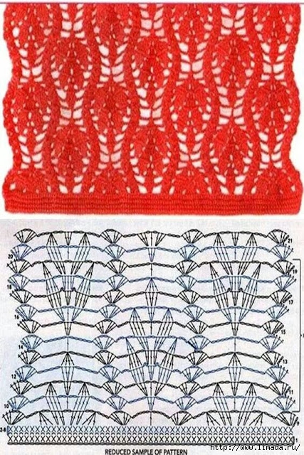 grilles pour une étole ou un plaid printanier au crochet17 (427x640, 289Kb)