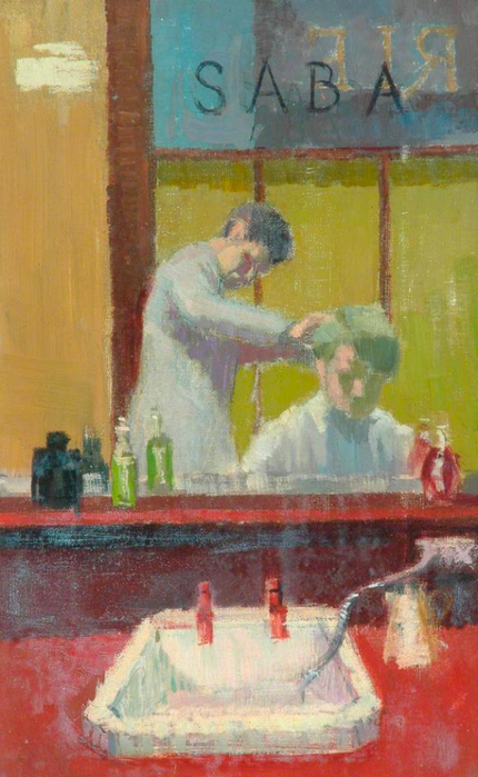 Adrian Heath - Barber's Shop (430x700, 347Kb)