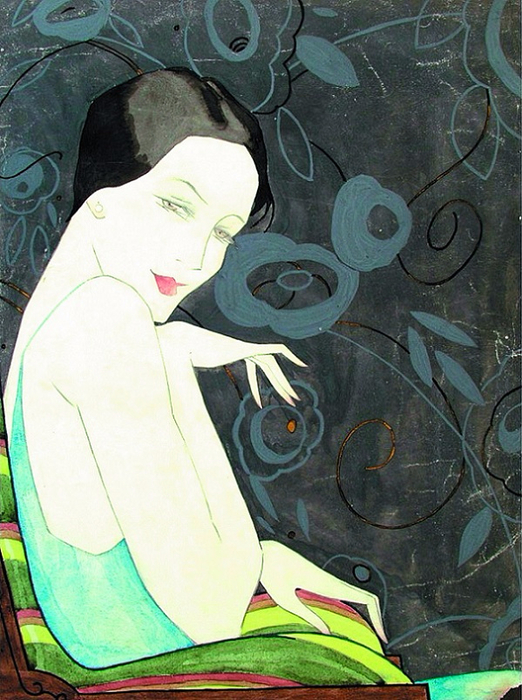 Dama u fotelji, 1928. (522x700, 430Kb)