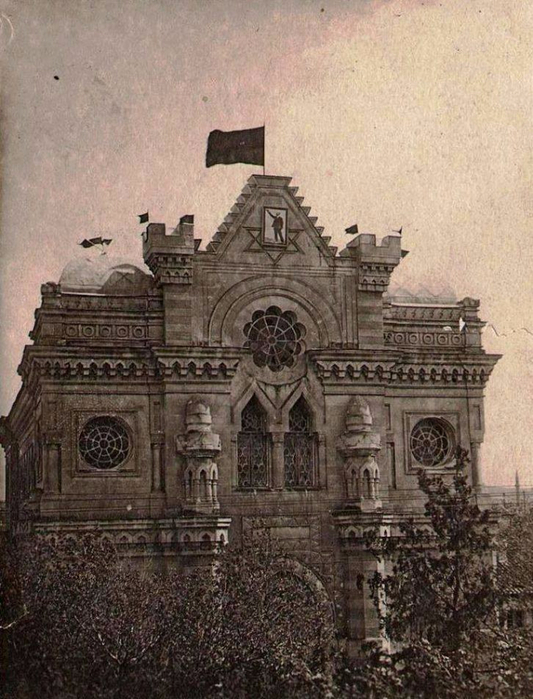 Открытка Симферополь Караимская кенасса,1931 год (533x700, 398Kb)