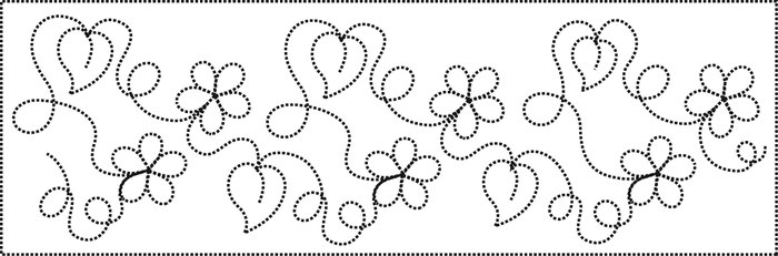 Leaf-loop-and-daisy-small-B-W (700x231, 91Kb)