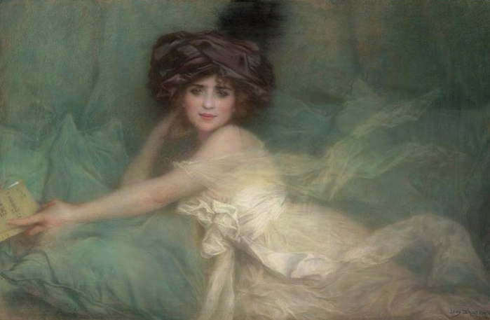 Portrait of Mademoiselle Carlier (The Lady in the Turban). 1910 (700x457, 243Kb)