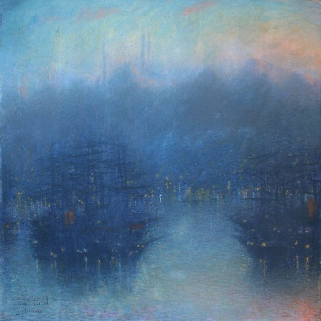 Constantinople (The Harbour, Evening). 1900 -10 (655x655, 328Kb)