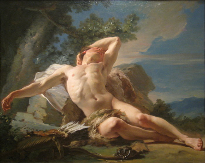 Sleeping_Encymion,_1756,_by_Nicolas-Guy_Brenet_(1728-1792) (700x559, 527Kb)