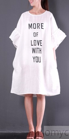 new_white_trumpet_sleeve_linen_dresses_alphabet_print_mid_dress_o_neck_oversize_mid_dress1 (239x477, 60Kb)