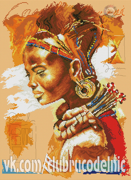 African woman (508x700, 658Kb)