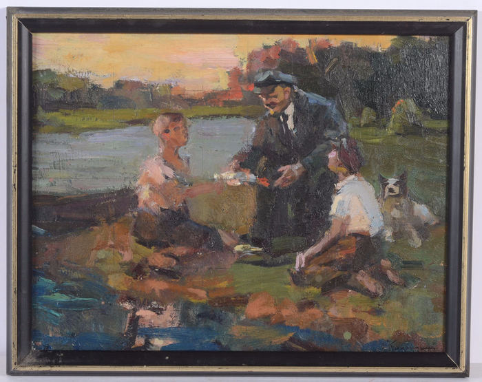   , 1877  1942  Lenin with Children  oil painting, 1940 (700x555, 445Kb)