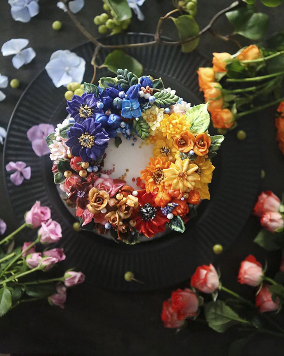 cakes and flowers 1 (560x700, 373Kb)