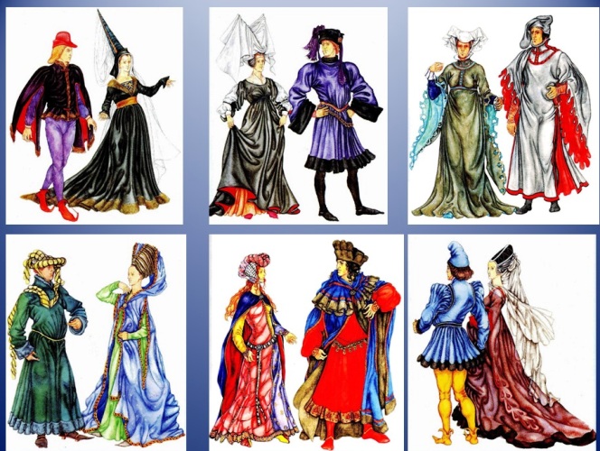 Проект мода средневековья
