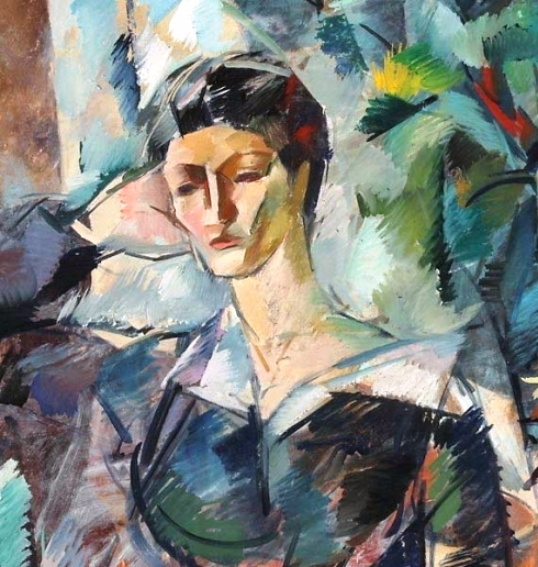 2 Портрет молодой женщины (Жена художника). 1914 (490x516, 306Kb)