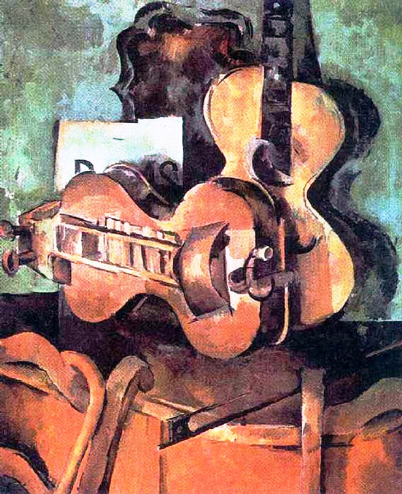 17 Александр Осмёркин «Натюрморт с бандурой» 1920 г. (569x700, 511Kb)