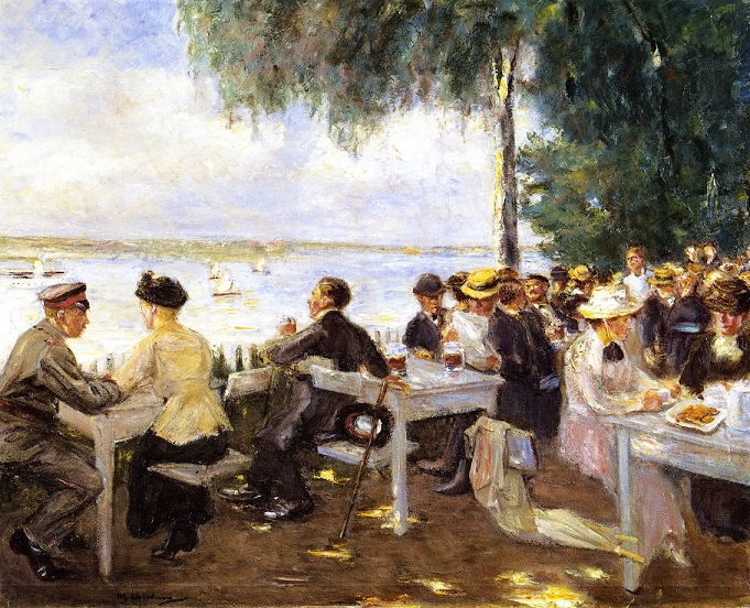 Outdoor Garden on the Havel, Nikolskoe. 1916 (681x552, 531Kb)