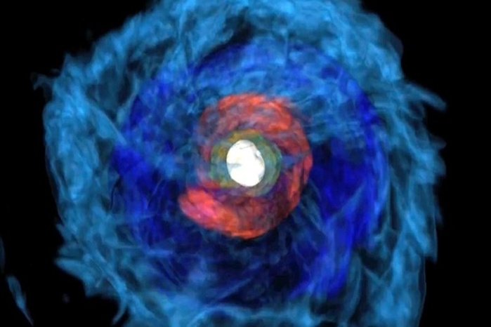 Учёные впервые наблюдали слияние двух нейтронных звёзд