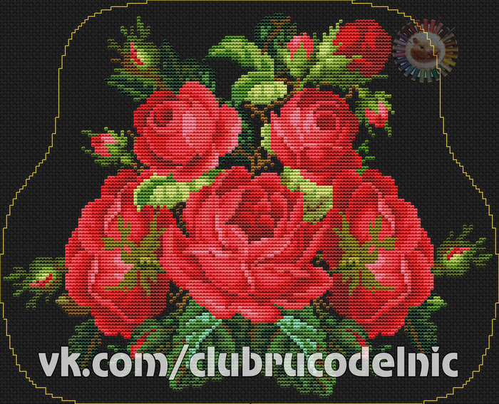 Romatic Roses (700x567, 601Kb)