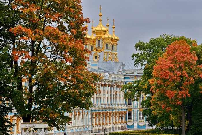 Золотая осень в музее заповеднике Царское Село