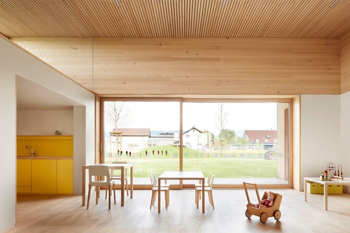 Архитектура и интерьер австрийского детского сада