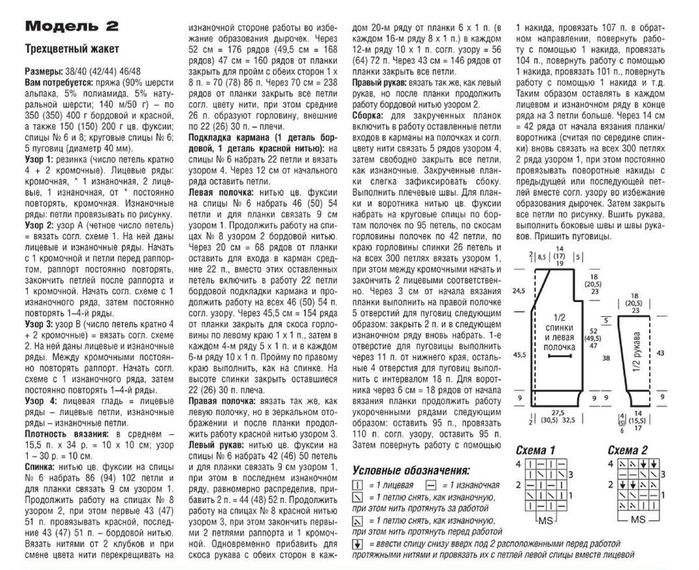 Кардиган спицами узором соты схема и описание